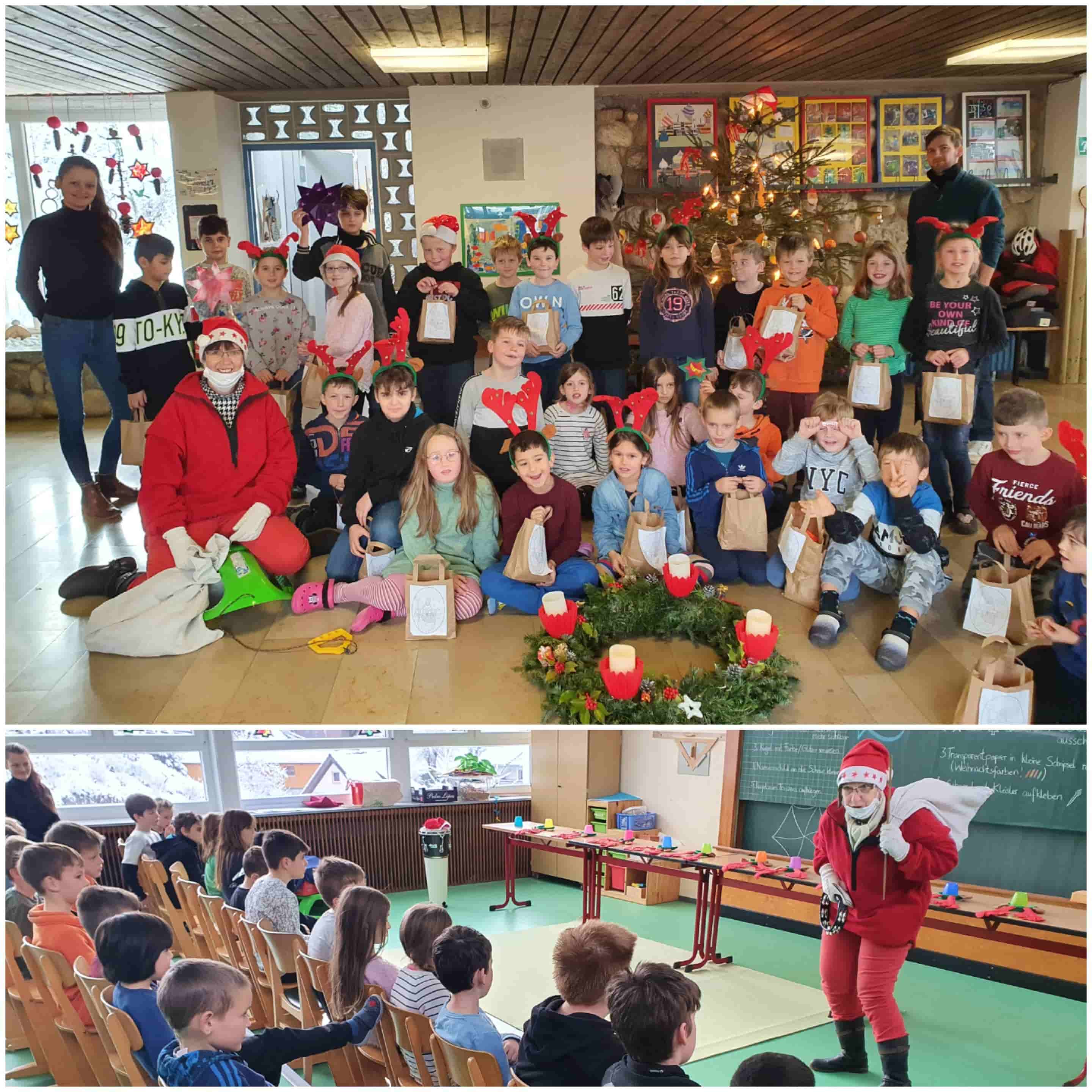 07.12.2020: Der Nikolaus zu Gast in der Grundschule